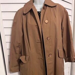 San Georgio Women's Trenchcoat Brown Vintage Size Large